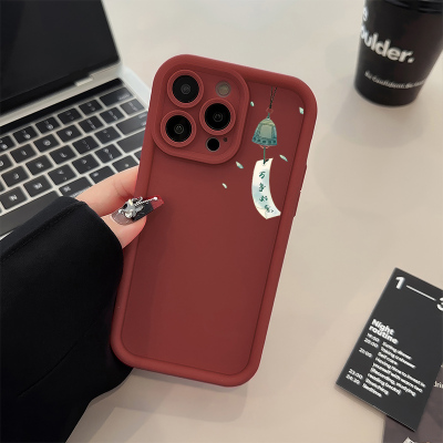 iPhone1516plus适用苹果14糖果1312ProMax手机壳软创意万事如意华为PURA80荣耀300OPPOFINDX8VIVOIQOOZ9TURBO