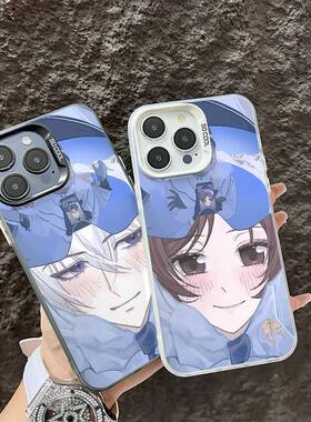 红米Note15适用14滑雪巴卫奈奈生13ProMax情侣iPhone16可爱OPPOFindx9卡通手机壳硬17air彩银苹果12创意x300s