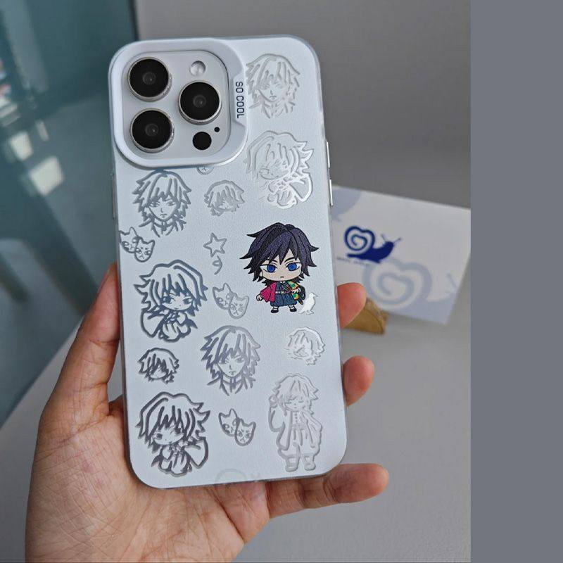 手机壳14ProMax可爱x200s适用彩银15plus满屏鬼灭之刃OPPOfindx9苹果16硬iPhone13动漫12小米17卡通IQOONEO11