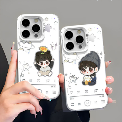 OPPOa3x华为mate70肖战q版手机壳可爱适用一加ace3v硬小米14ultra创意VIVOs18个性iQOOneo10苹果15pro荣耀300