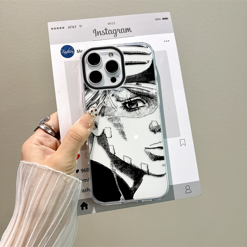 红米K80至尊动漫iPhone17适用华为NOVA14ULTRA带挂绳小众13手机壳硬苹果16plus大孔15ProMax侧脸jojo奇妙冒险,3C数码配件,手机保护套/壳,淘宝优惠券,粉丝福利购,淘宝优惠卷