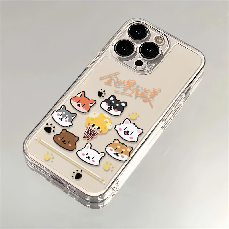 卡通iPhone14苹果13创意OPPOK12透明软17ProMax可爱红米NOTE15PRO适用16PLUS手机壳荣耀X70I时代少年团米爆娃