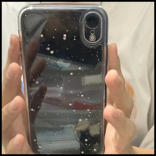 荣耀x60pro创意苹果15promax小米14ultra手机壳软VIVO简约OPPO满屏星星适用红米k70pro一加ACE3Pro华为PURA70