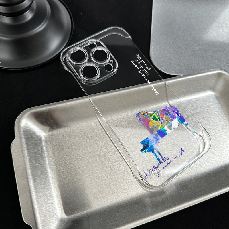 适用硬14ProMax高级感jj20林俊杰周边钢琴iPhone16透明荣耀x70i15plus无边框苹果13超薄11手机壳带支架一加12