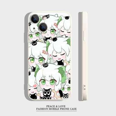 VIVOIQOOZ9TURBO苹果1716e满屏罗小黑战纪15plus适用iPhone1413可爱华为HI畅享80PRO手机壳12ProMax软红米K70