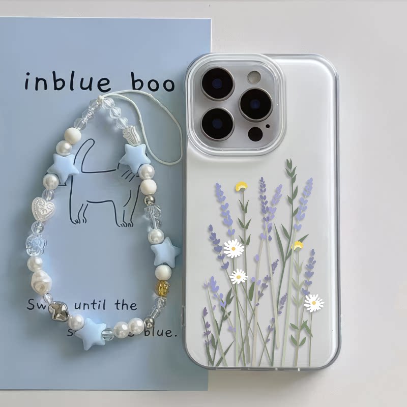 iPhone1615适用硬14plus手机壳带挂绳苹果1312ProMaxins风薰衣草荣耀GT大孔Reno14VIVOIQOONEO10一加13小米14