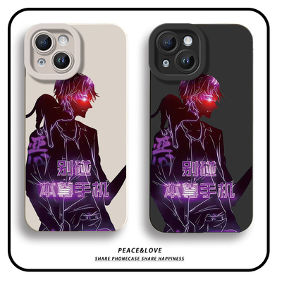苹果15ProMax适用Findx9别碰本尊手机瞳眼iPhone17air手机壳软OPPOReno16卡通14Plus个性一加ACE6Ultra高级感