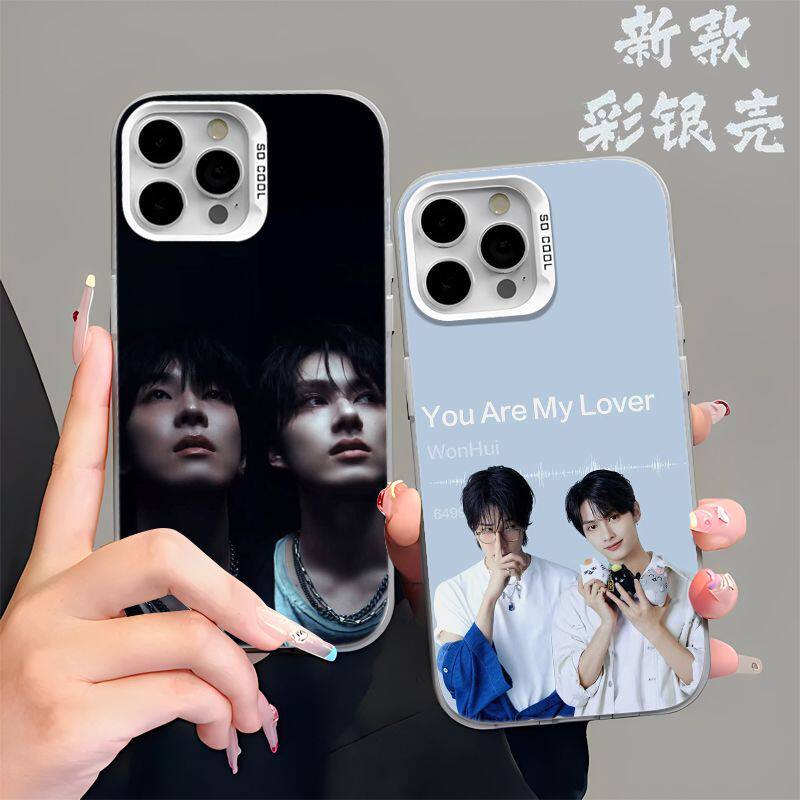 SVT佑灰全圆佑文俊辉手机壳适用小米17TPRO/ACE6T适用苹果13iPhone15p12创意18promax彩银硬手机壳适用14PLUS
