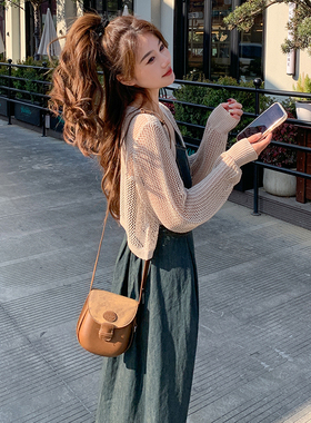 现货2024春夏新款连衣裙网纱吊带牛仔裙1C086-606-P115-K168