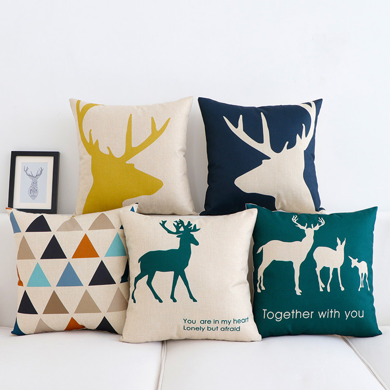 抱枕靠垫办公室腰靠枕客厅沙发座椅子护腰棉亚麻布靠背含芯北欧风,居家布艺,靠垫/抱枕,淘宝优惠券,粉丝福利购,淘宝优惠卷