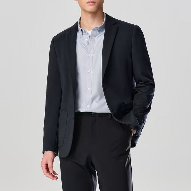 海依柜系列男士修身休闲西服单西秋季新款柔软个性挺括便服单西男