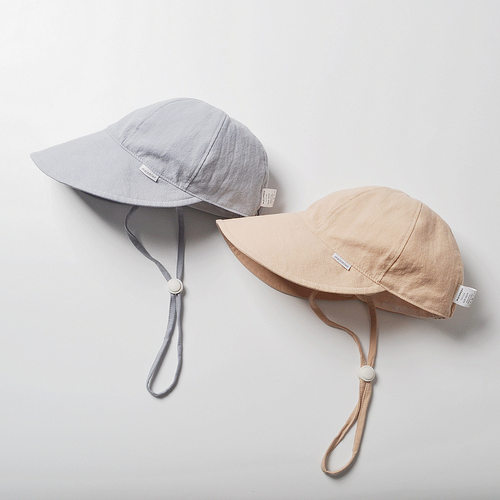 纯棉纯色大帽檐鸭舌帽