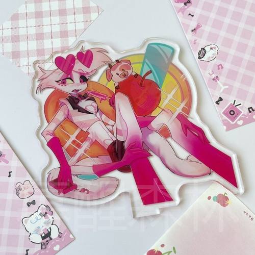 【幕醒森林】地狱客栈周边阿拉斯托AD亚当vox 吧唧徽章钥匙扣立牌