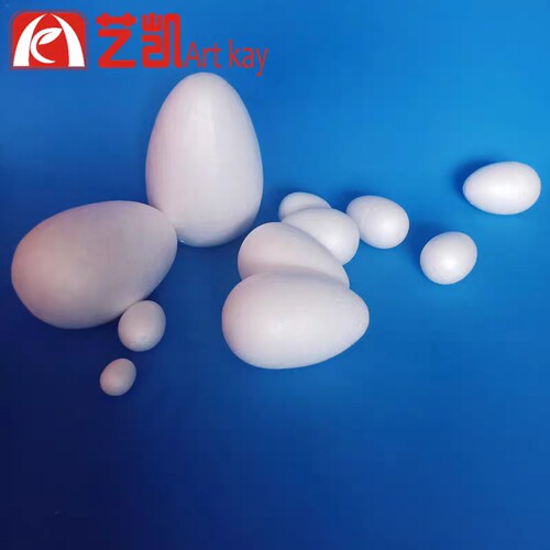 泡沫蛋形椭圆形球鸡蛋型 保丽龙蛋涂鸦手绘冰蹲蹲DIY手工彩绘模型