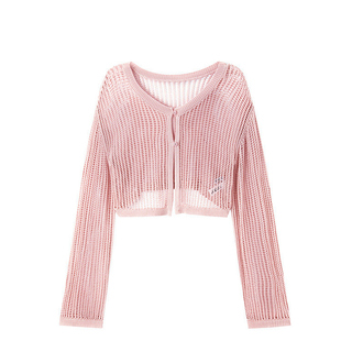 开衫 女C1EDE2209 设计感两穿毛针织衫 新款 商场同款 2024夏季