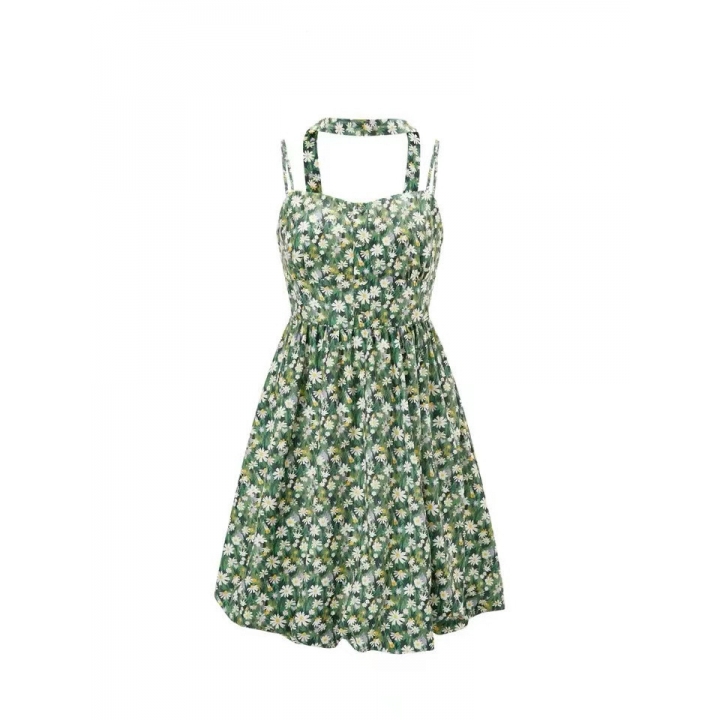 甜美公主裙碎花高端品质