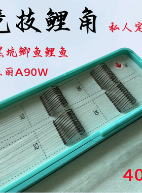【竞技狼牙+东丽A90W】私人定制40付子线双钩黑坑鱼钩钓鱼具用品