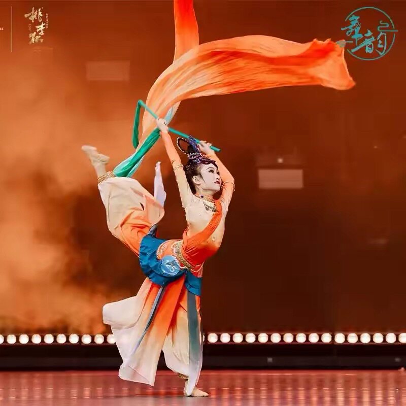 女童敦煌飞天古典舞艺考演出服图片