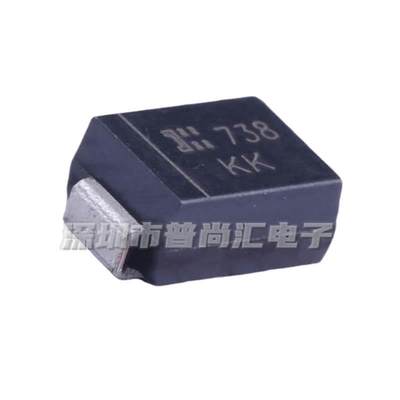 SMBJ6.5A-13-F 丝印KK DO-214AA 单向 6.5V 瞬态抑制二极管 美台