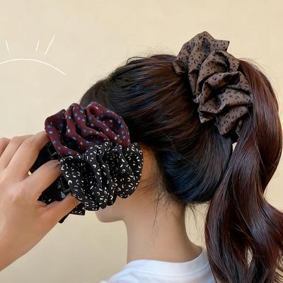 2025高级感秋冬新款发夹后脑勺丸子头盘发抓夹旅行发卡一字夹8cm