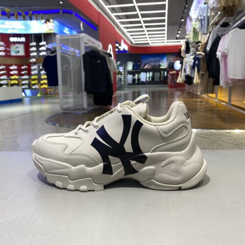 MLB厚底老爹鞋男女鞋小白鞋低帮耐磨鞋运动休闲鞋3ASHC104N-50BGS