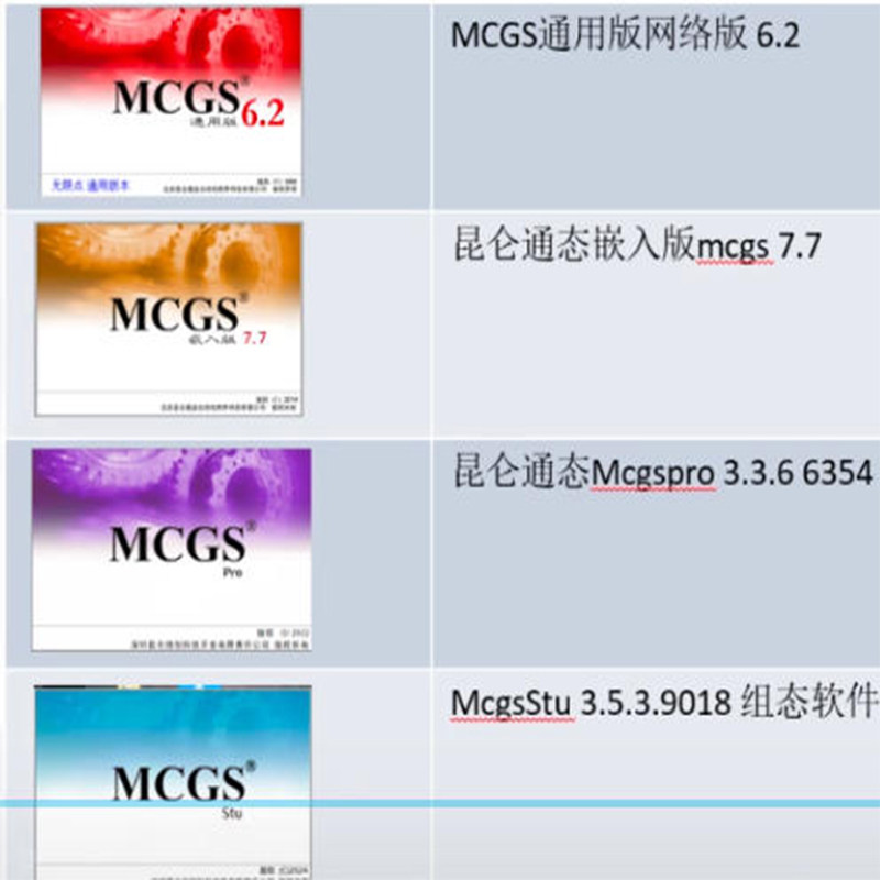 昆仑通态MCGS触摸屏组态软件 嵌入式 案例 图库 远程 视频教程图片