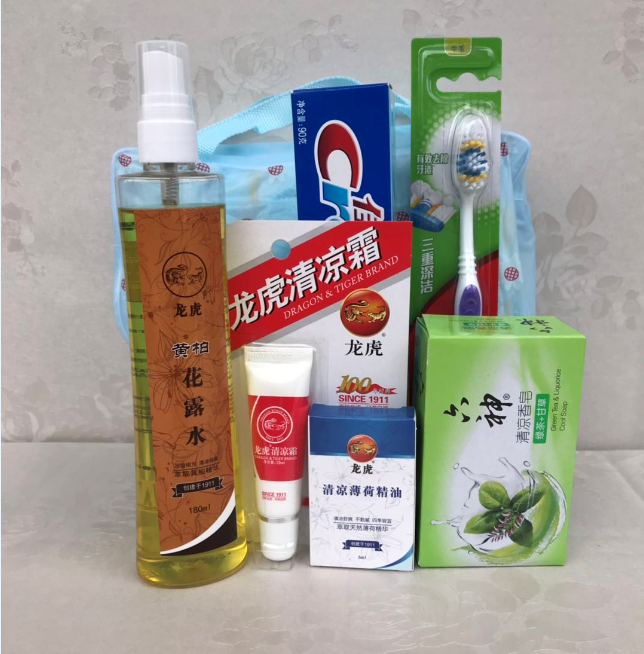 龙虎牌花露水180ml清凉霜薄荷精油套装 防暑降温 高温慰问送清凉