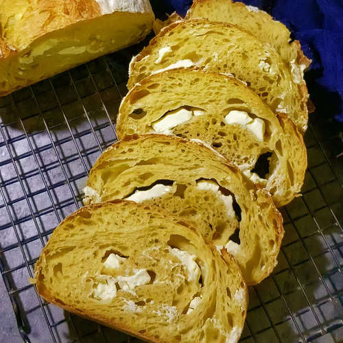 全麦酸面包不添加糖油乳酪南瓜欧包酸种德式乡村面包sourdough