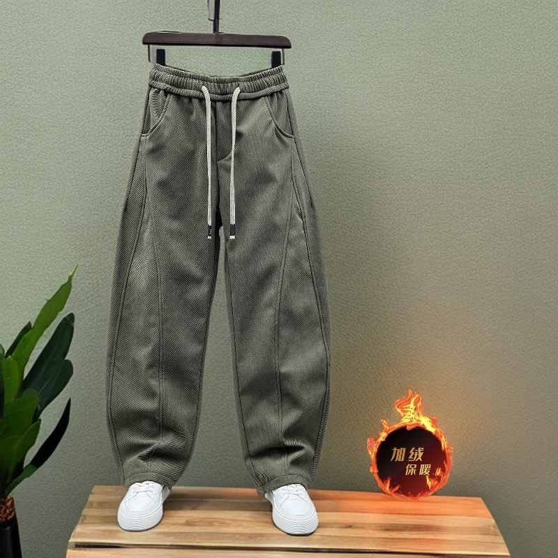 清仓捡漏秋冬新款男潮牌宽松渐变重磅卫裤休闲加绒加厚运动哈伦裤,男装,大码下装,淘宝优惠券,粉丝福利购,淘宝优惠卷