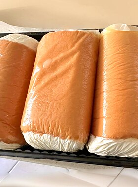 冷冻发货新鲜奶油卷蛋糕动物奶油