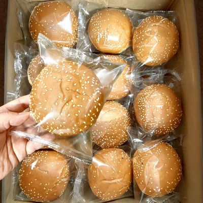 英式汉堡胚面包松饼早餐食材点心