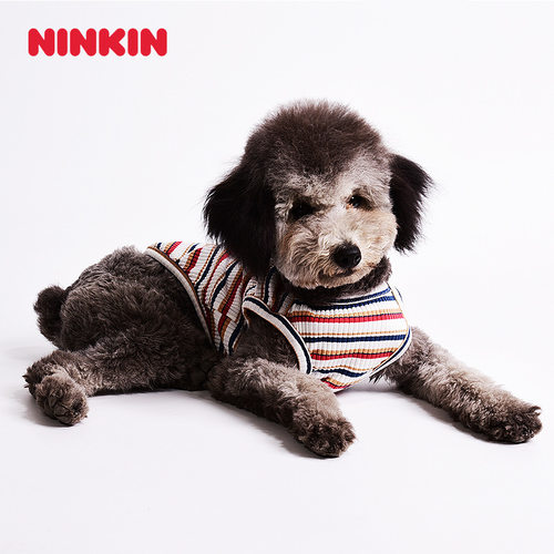 无袖纯棉比熊ninkin贵宾