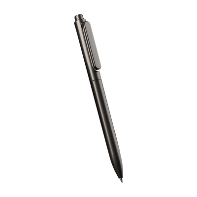 得力0.5mm金属质感按动中性笔