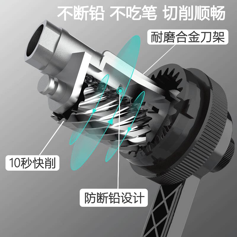 델리연필깎이 어린이연필대패 연필깎이 연필깎이 초등학생 수동식 자동심공급기 조절가능