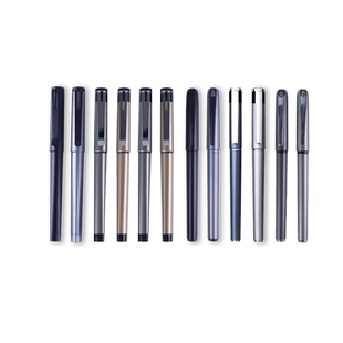 得力加粗0.7中性笔签名笔签字笔男士商务高档1.0mm子弹头办公黑笔粗水笔顺滑硬笔书法练字笔展会礼品会议礼品