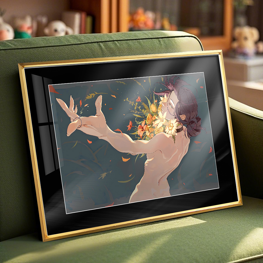 链锯人电锯人蕾塞Reze波姆Bomb炸弹恶魔二次元午睡毯地毯装饰画