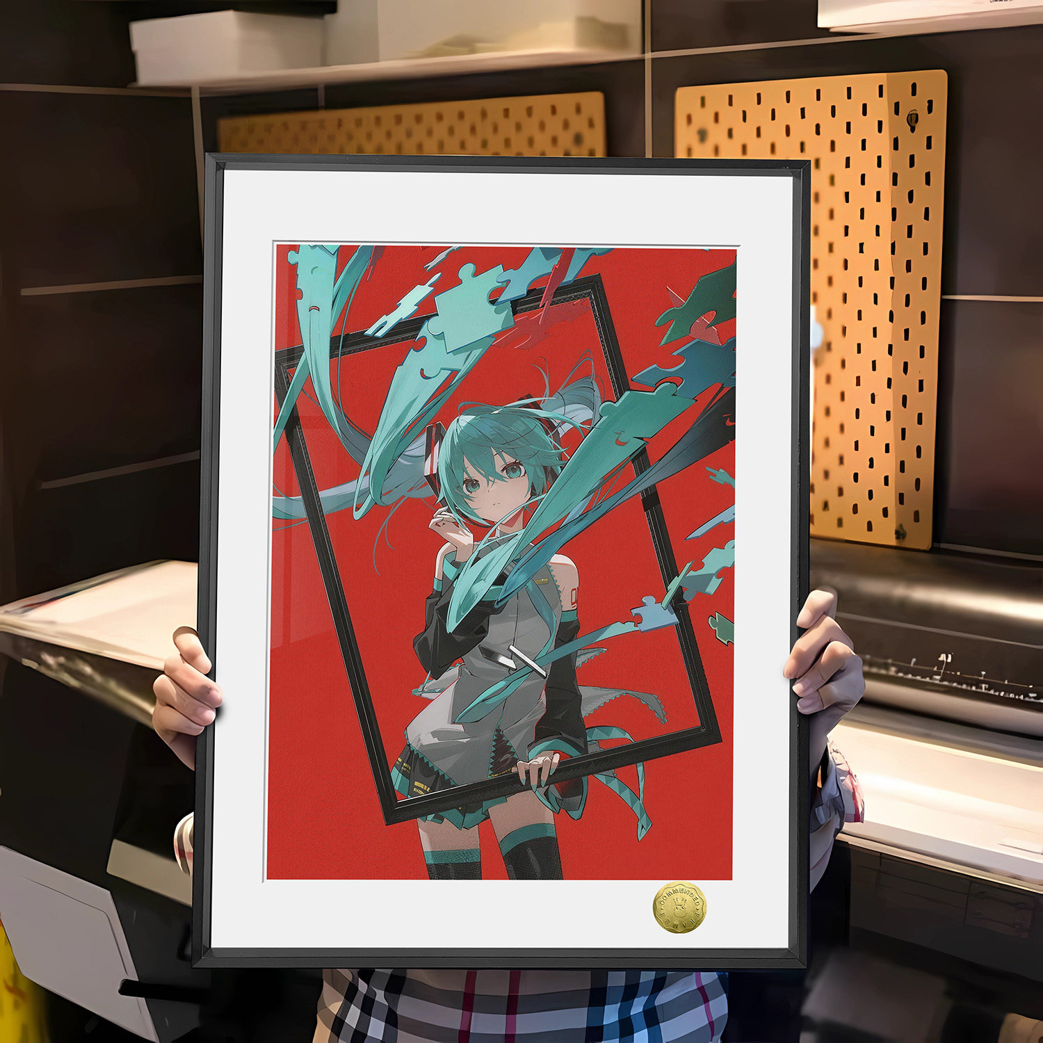 初音未来拼图miku同人周边装饰画