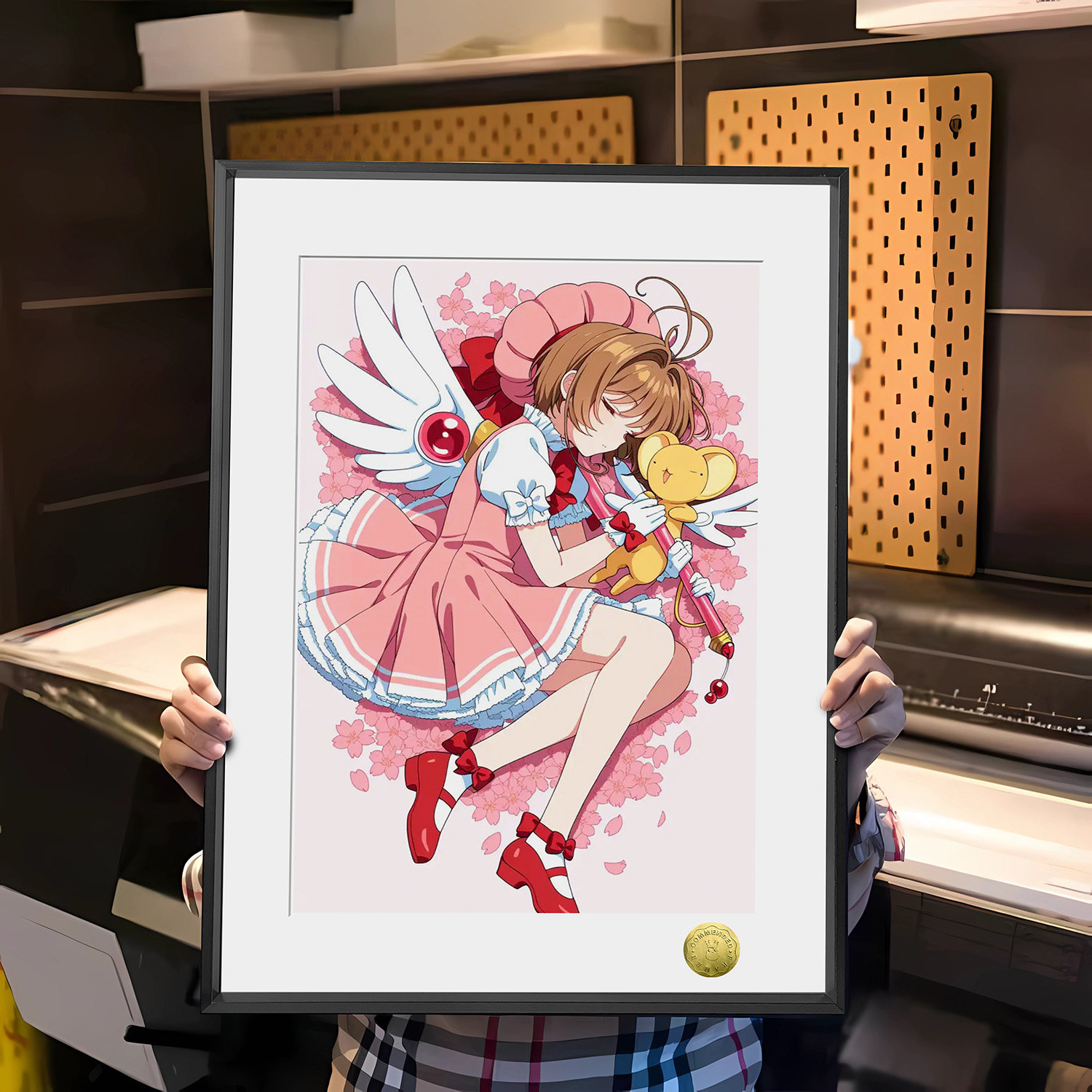 百变小樱魔术卡库洛魔法使木之本樱周边装饰画
