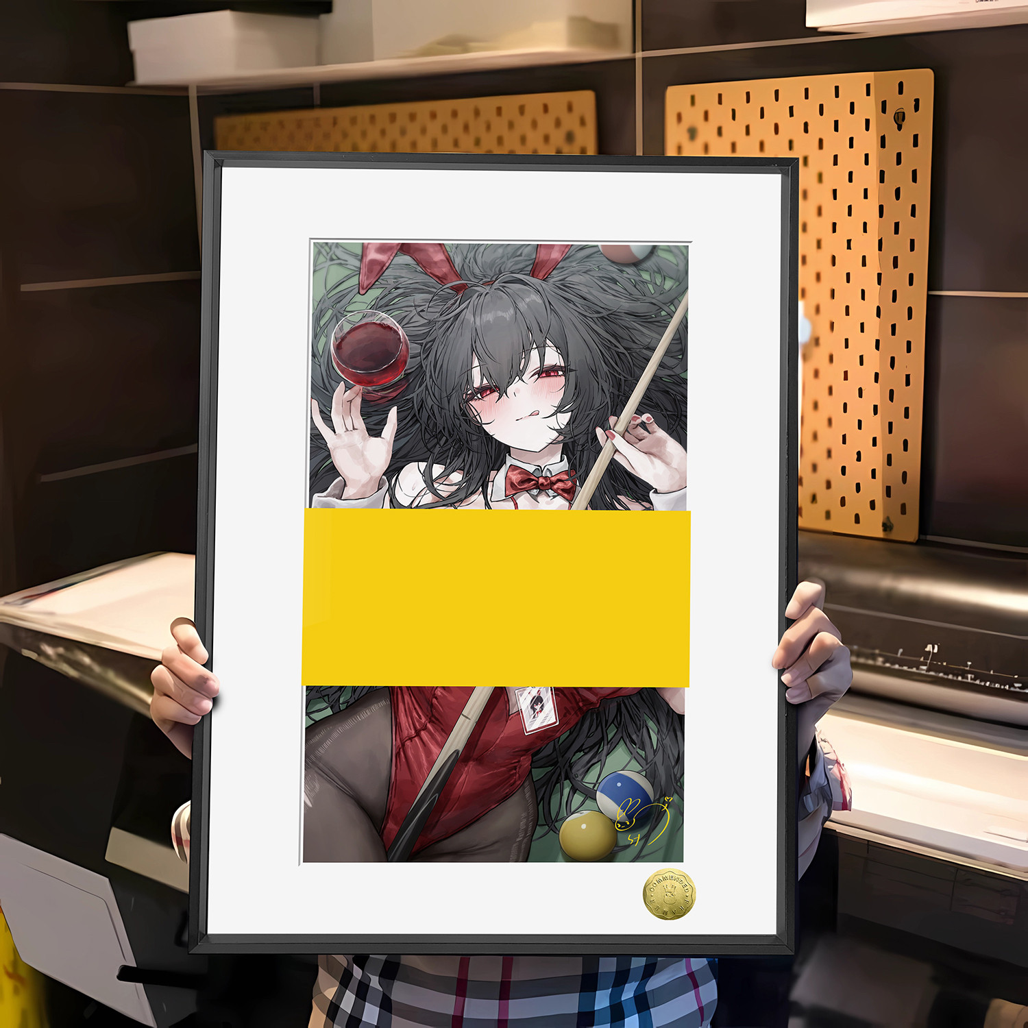 碧蓝航线舰娘鹩大凤台球兔女郎同人周边装饰画