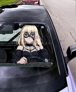 二次元汽车遮阳防晒前挡BanG Dream三角初华Ave Mujica明日方舟