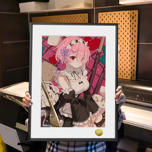 Re:从零开始的异世界生活甜美女仆拉姆周边装饰画