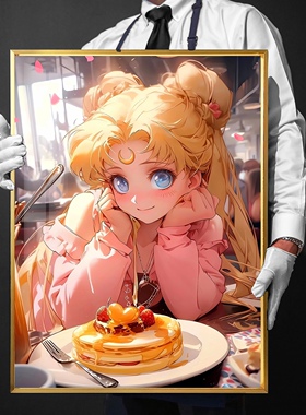 美少女战士月野兔Sailor Moon水兵月装饰画