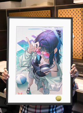 蔚蓝档案阿里乌斯战术小队队长锭前纱织周边装饰画