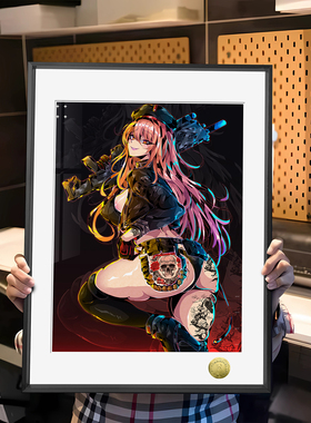 胜利女神：妮姬Rapi火力全开同人周边装饰画