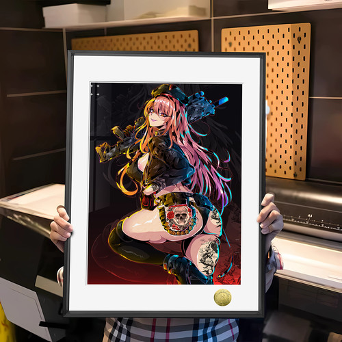 胜利女神：妮姬Rapi火力全开同人周边装饰画