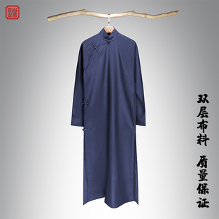 伴郎服 长袍马褂相声大褂舞台演出服学生毕业照中式 民国长衫 男唐装