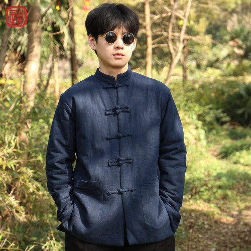 中式立领秋冬盘扣棉衣唐装棉服