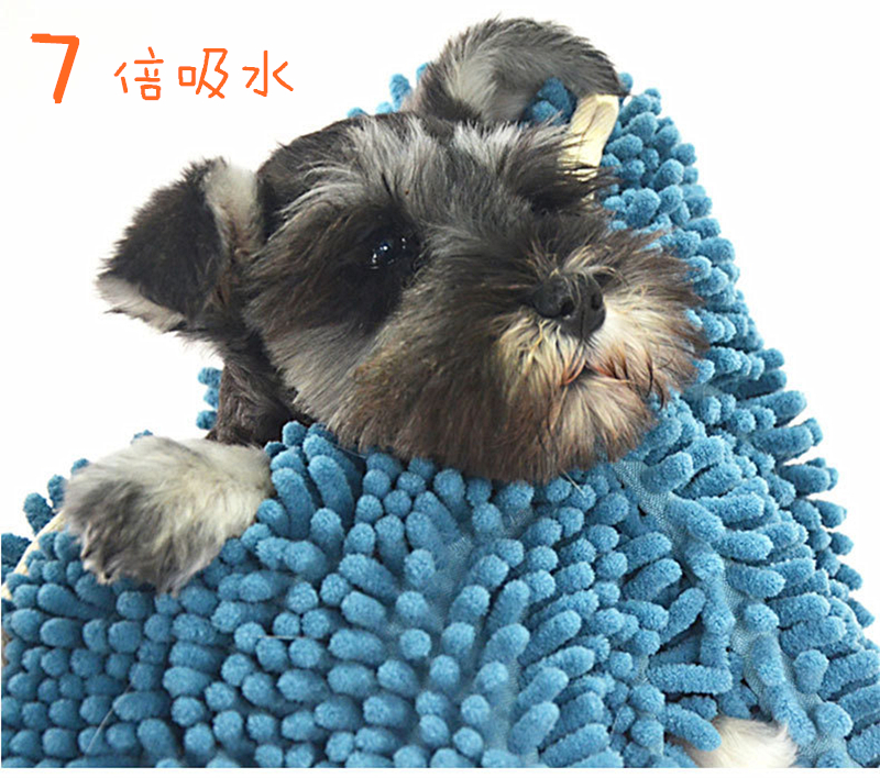 法斗巴哥泰迪吸水毛巾狗狗洗澡浴巾加厚大号宠物猫咪7倍吸水毛巾