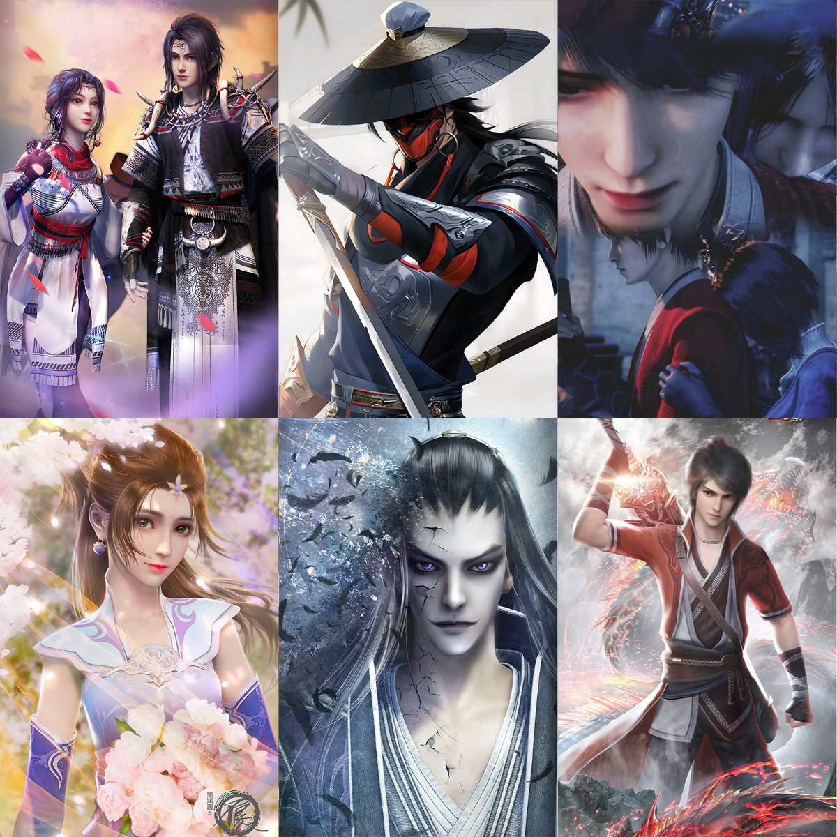 画江湖之不良人海报李星云墙贴纸女帝蚩梦姬如雪侯卿动漫周边自粘