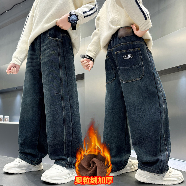 男童牛仔裤春秋款2025新款